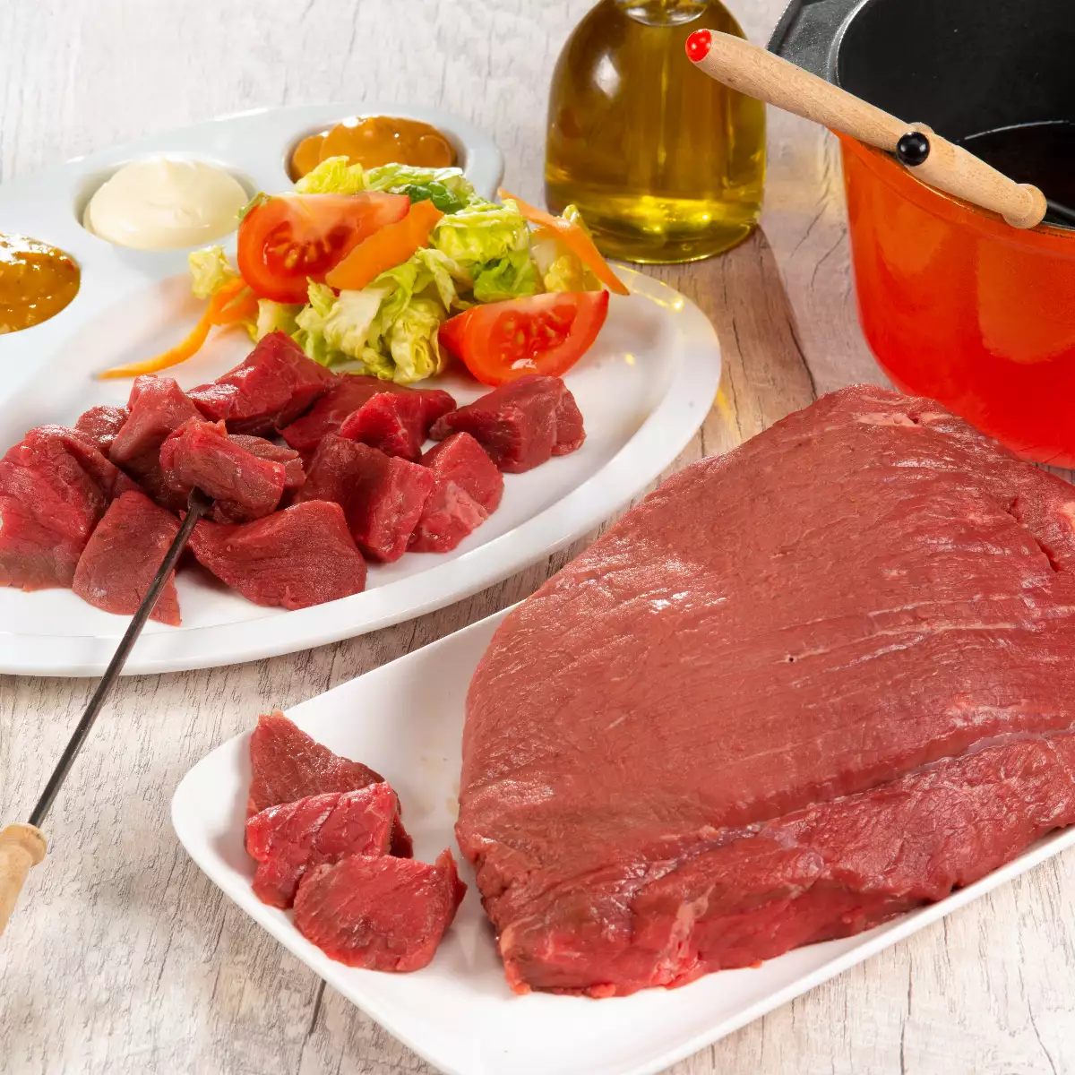 Piece a fondue (22.00€ le kg)